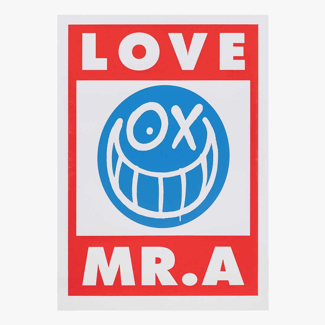 Love Mr. A Red Blue